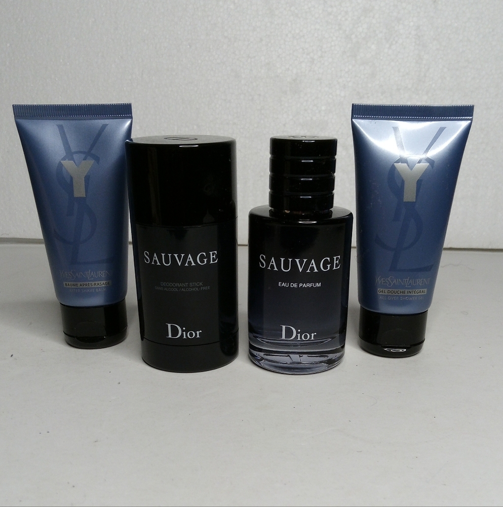 YSL/Dior Sauvage Fragrance and Deodorant Set